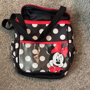 Polka Dot Minnie Mouse small diaper bag